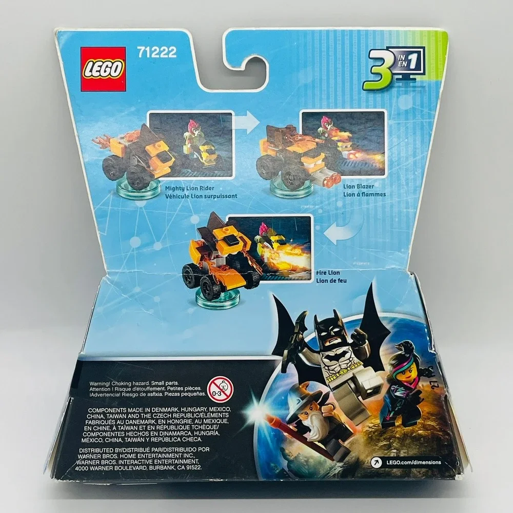 LEGO Dimensions Fun Pack Kids Chima Laval 71222 57pc